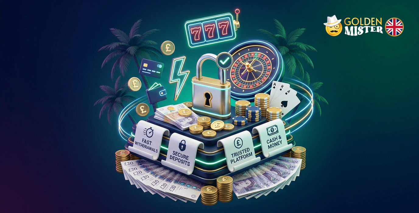 There are many convenient payment methods at Golden Mister UK Casino