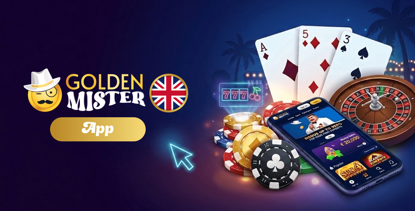 Download the Golden Mister UK app easily and simply.