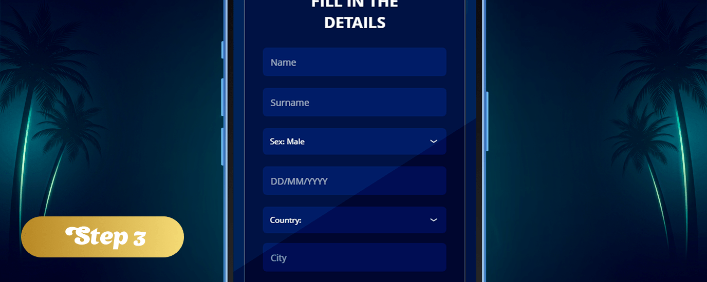 To register with Golden Mister UK, enter your details